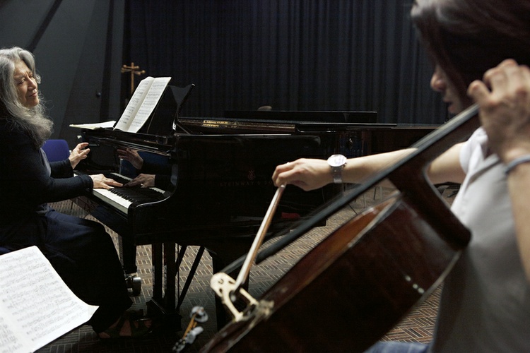 Martha Argerich, piano, Gautier Capuçon, cello © Sonja Werner Fotografie